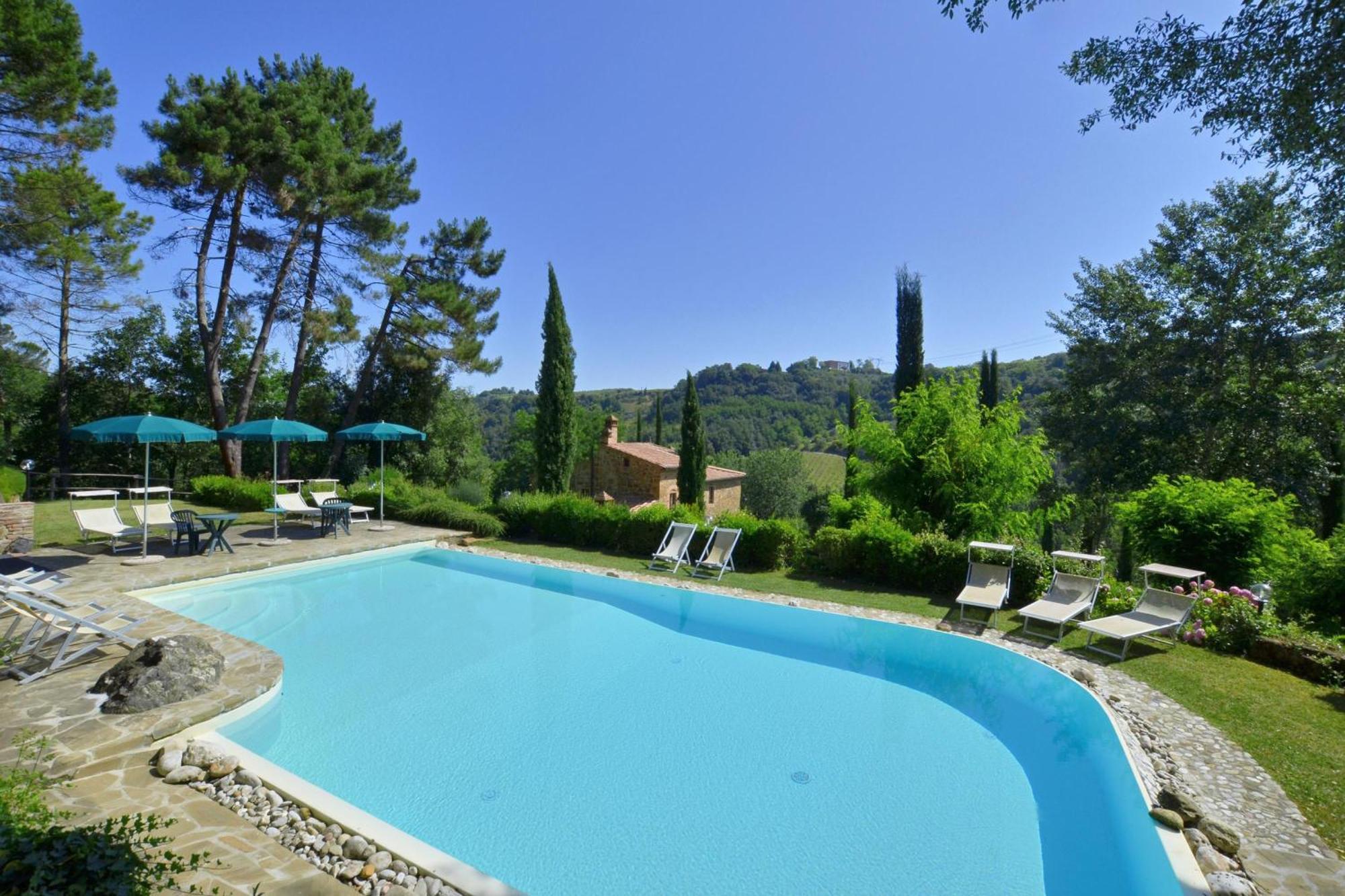Villa Casacheta - Happy Rentals Montaione Bagian luar foto